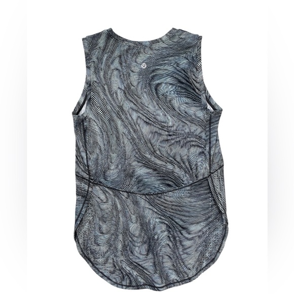 Lululemon High Neck Split Hem Run Tank - Size 2 - Picture 2 of 7